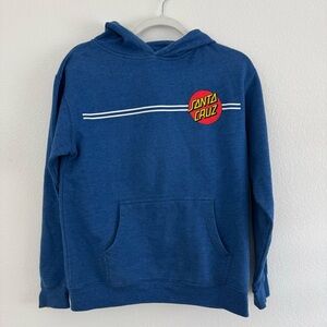 Santa Cruz Skateboards Blue and Red Shirt